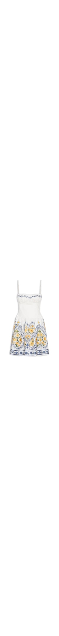 Vestido Curto Romance Boho - Azul