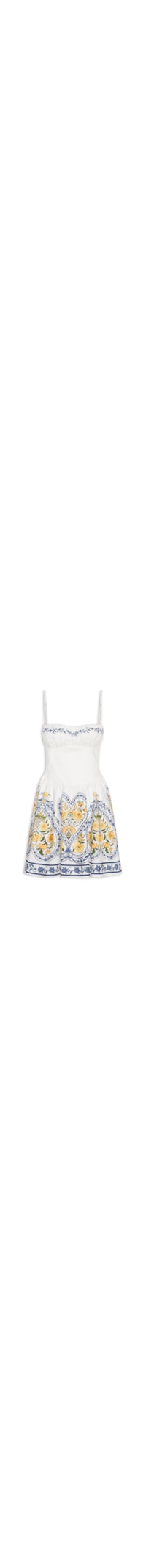 Vestido Curto Romance Boho - Azul
