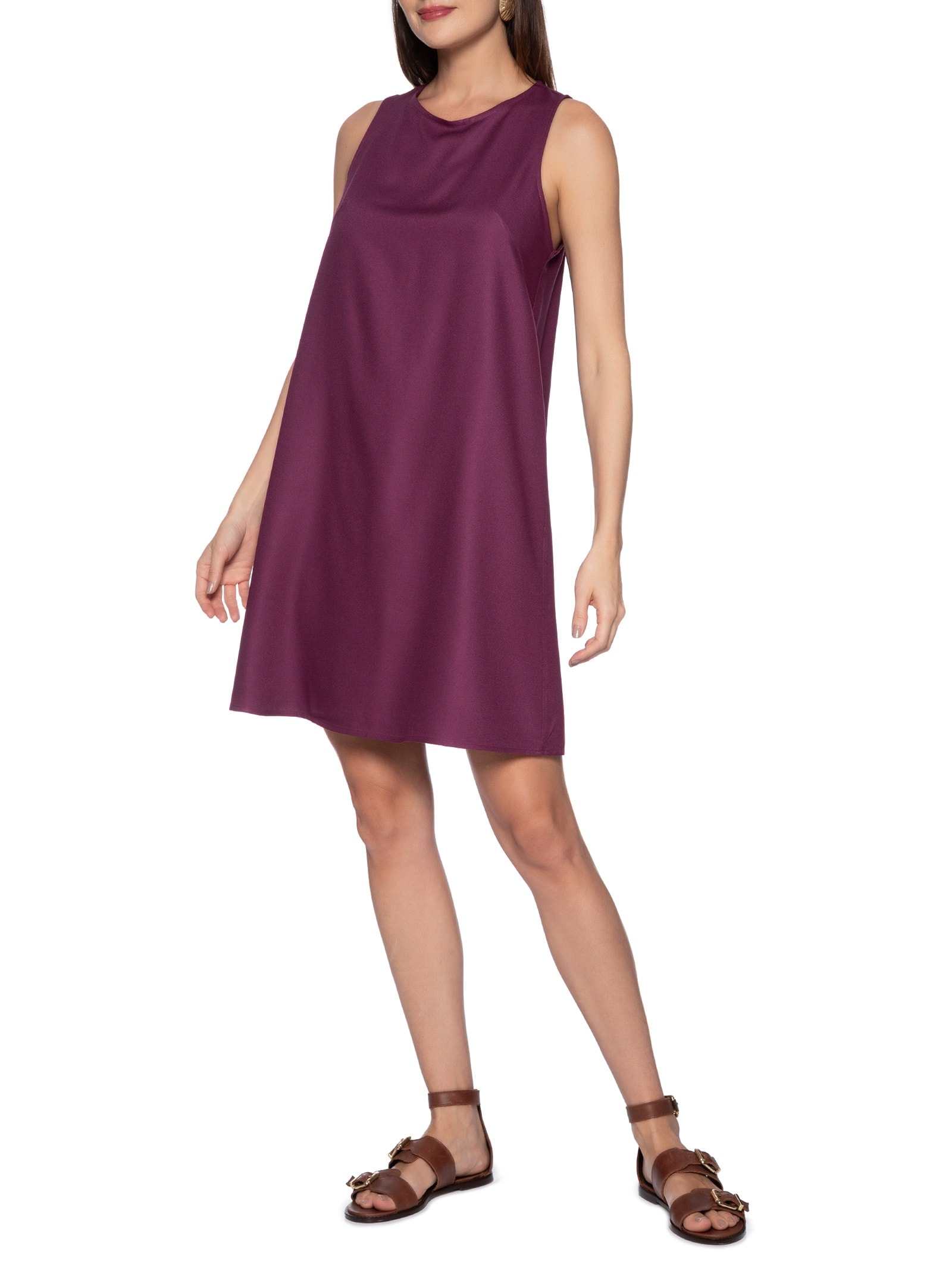 Vestido Curto Roxo Hering