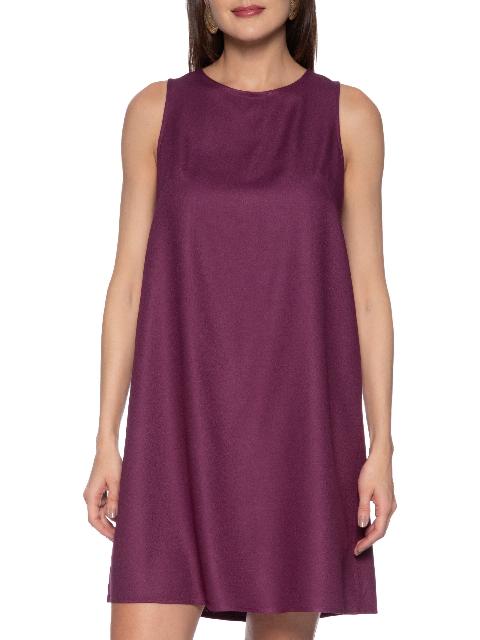 Vestido Curto Roxo Hering