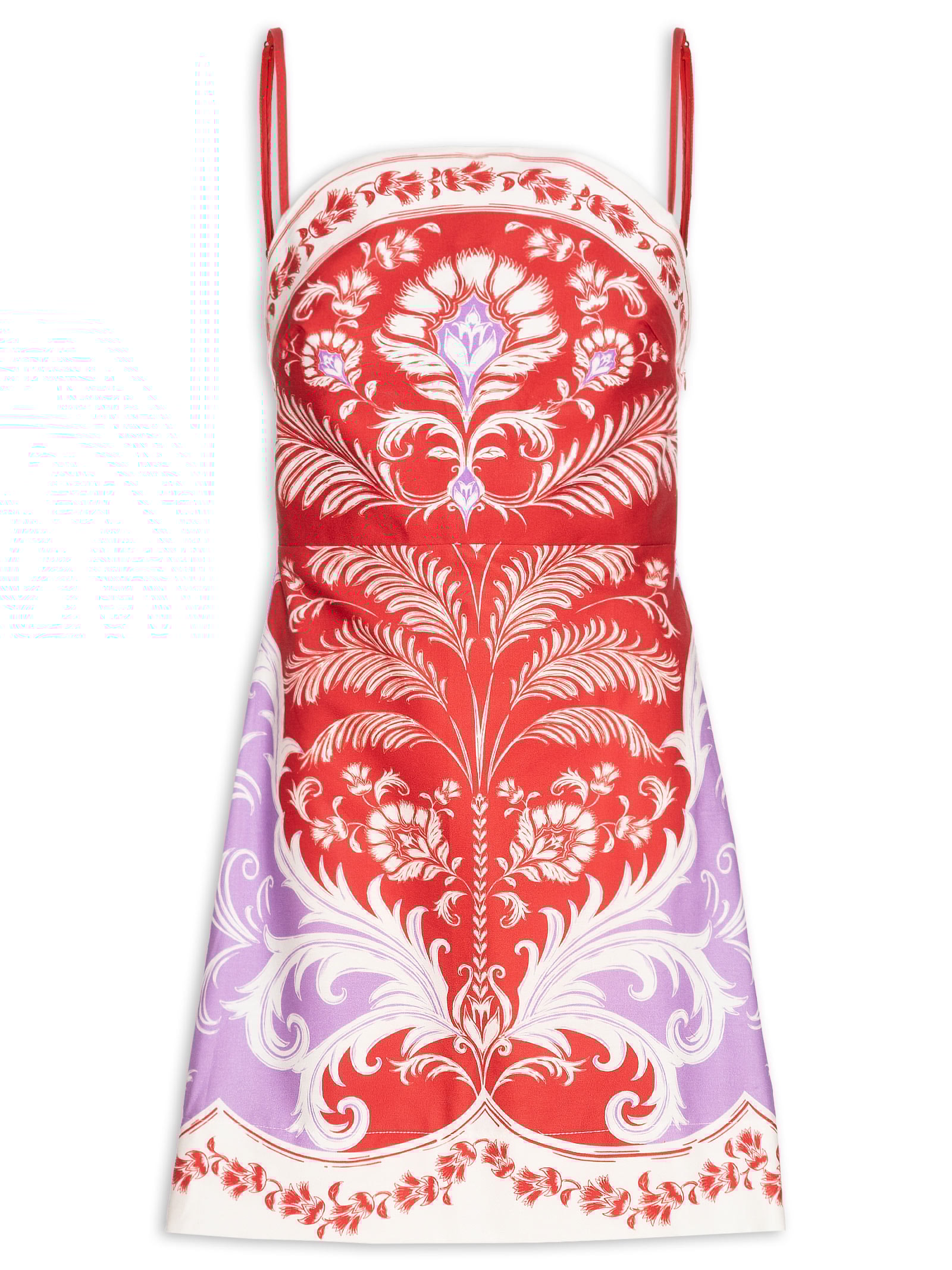 Vestido Curto Santorini Vermelho Farm