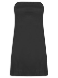 Vestido Curto Sem Alça - Preto by FARM