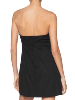 Vestido Curto Sem Alça - Preto by FARM