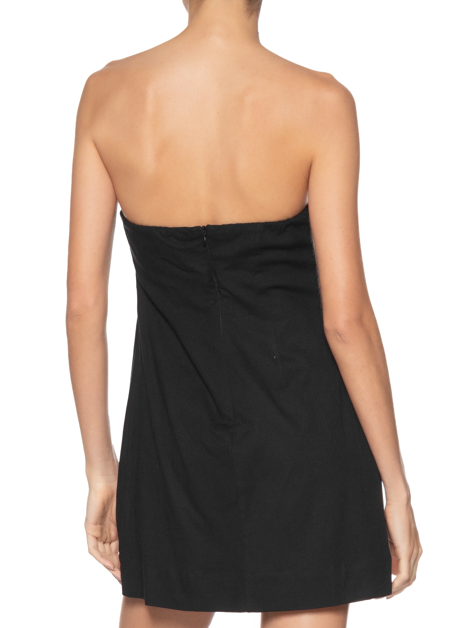 Vestido Curto Sem Alça - Preto by FARM