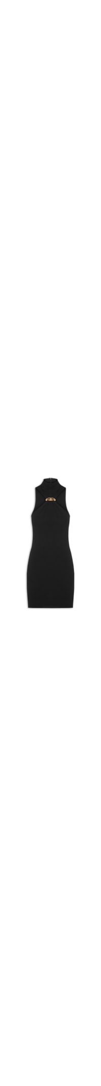 Vestido Curto Sem Manga - Preto