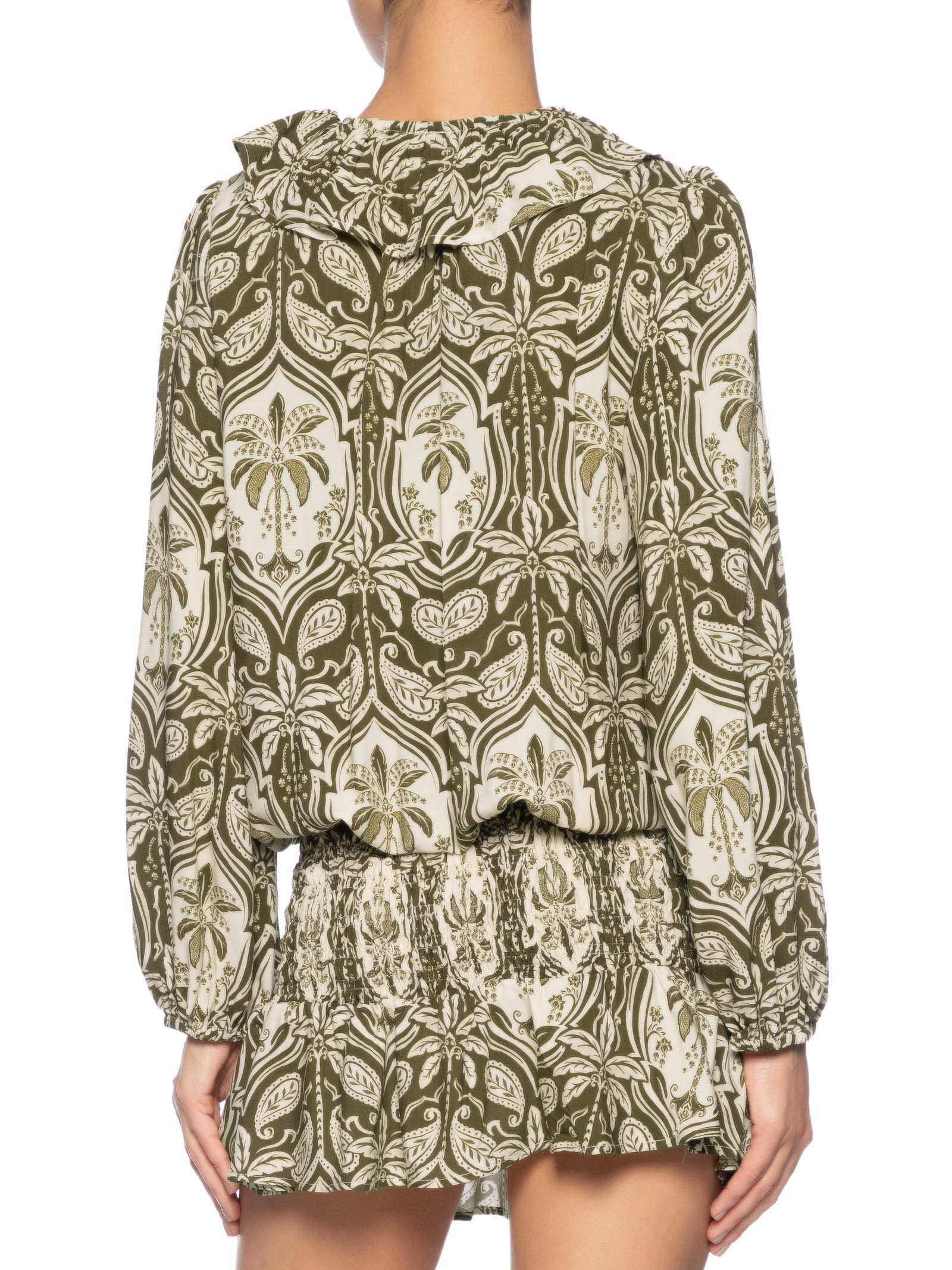 Vestido Curto Serra Tropical Verde Farm