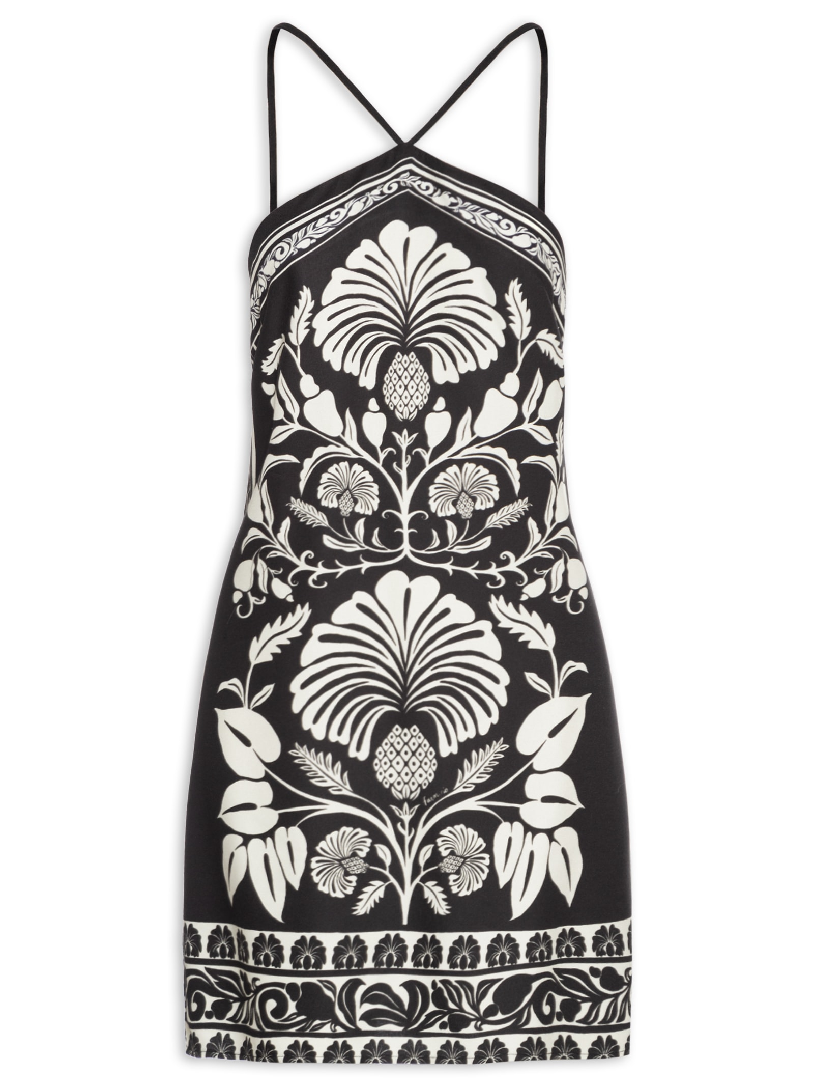 Vestido Curto Sintra Preto Farm