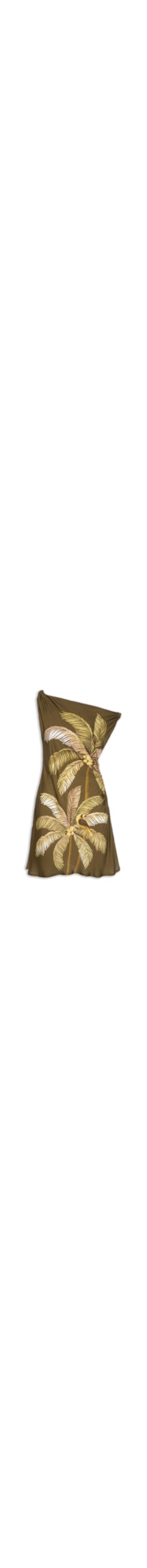 Vestido Curto Sol de Coqueiro - Marrom