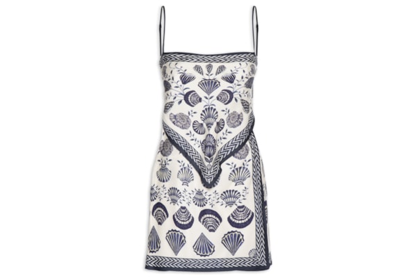 Vestido Curto Sonho De Concha - Branco