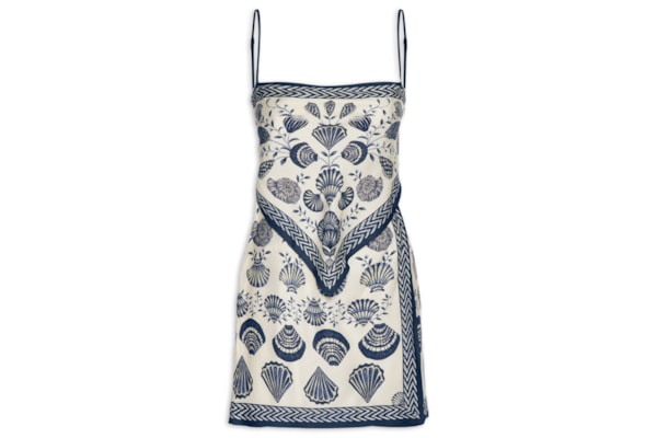 Vestido Curto Sonho De Concha - Branco