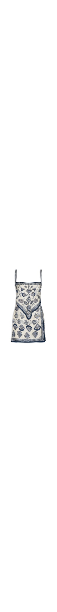 Vestido Curto Sonho De Concha - Branco
