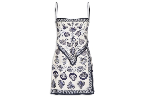 Vestido Curto Sonho De Concha - Branco