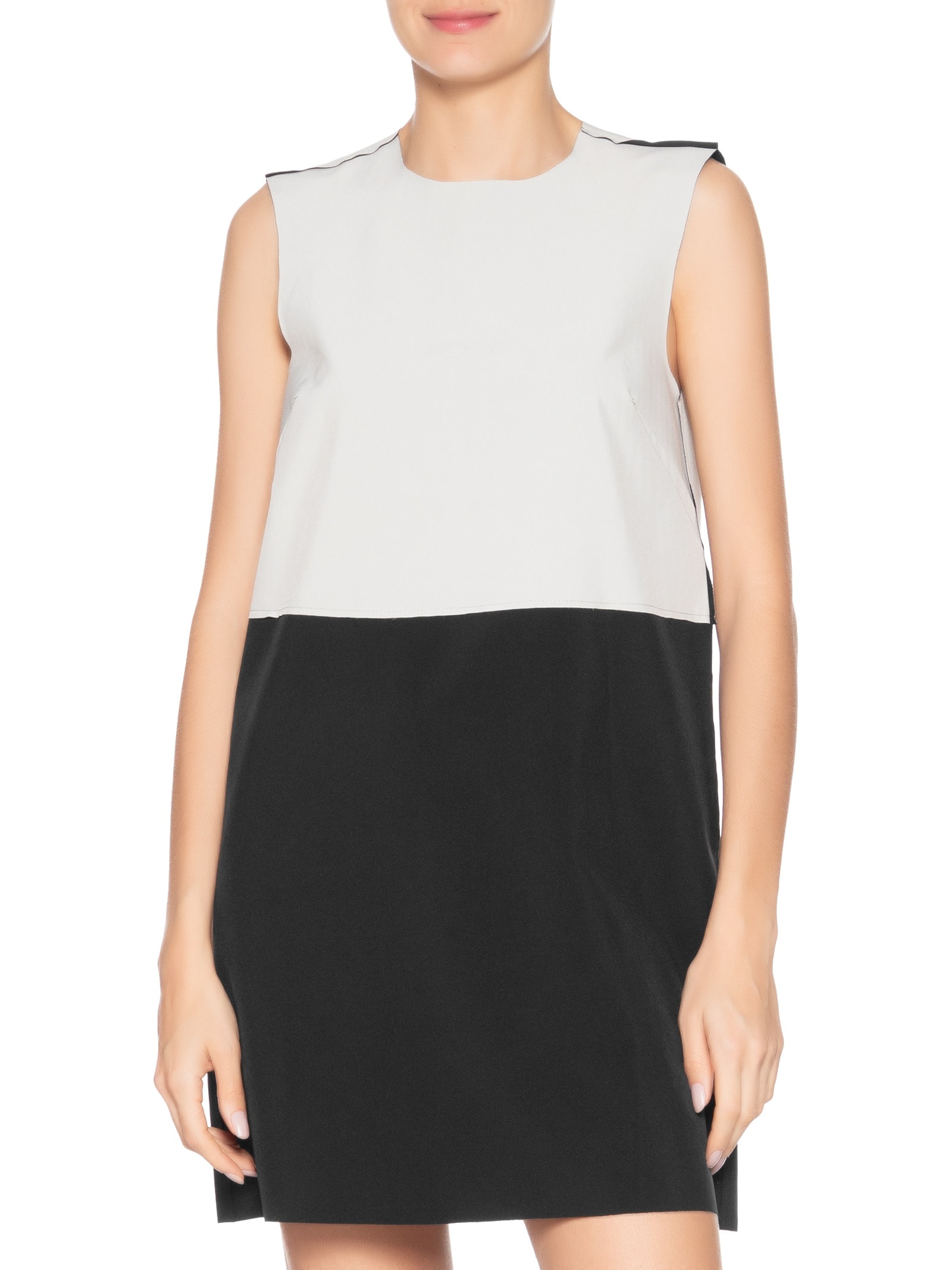 Vestido Curto Superlight Double Color Preto Osklen