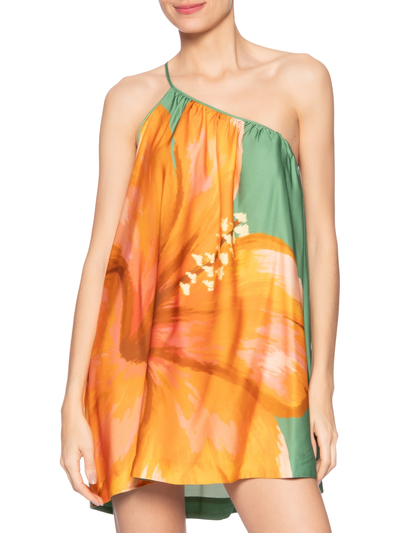 Vestido Curto Thalia Verde Farm