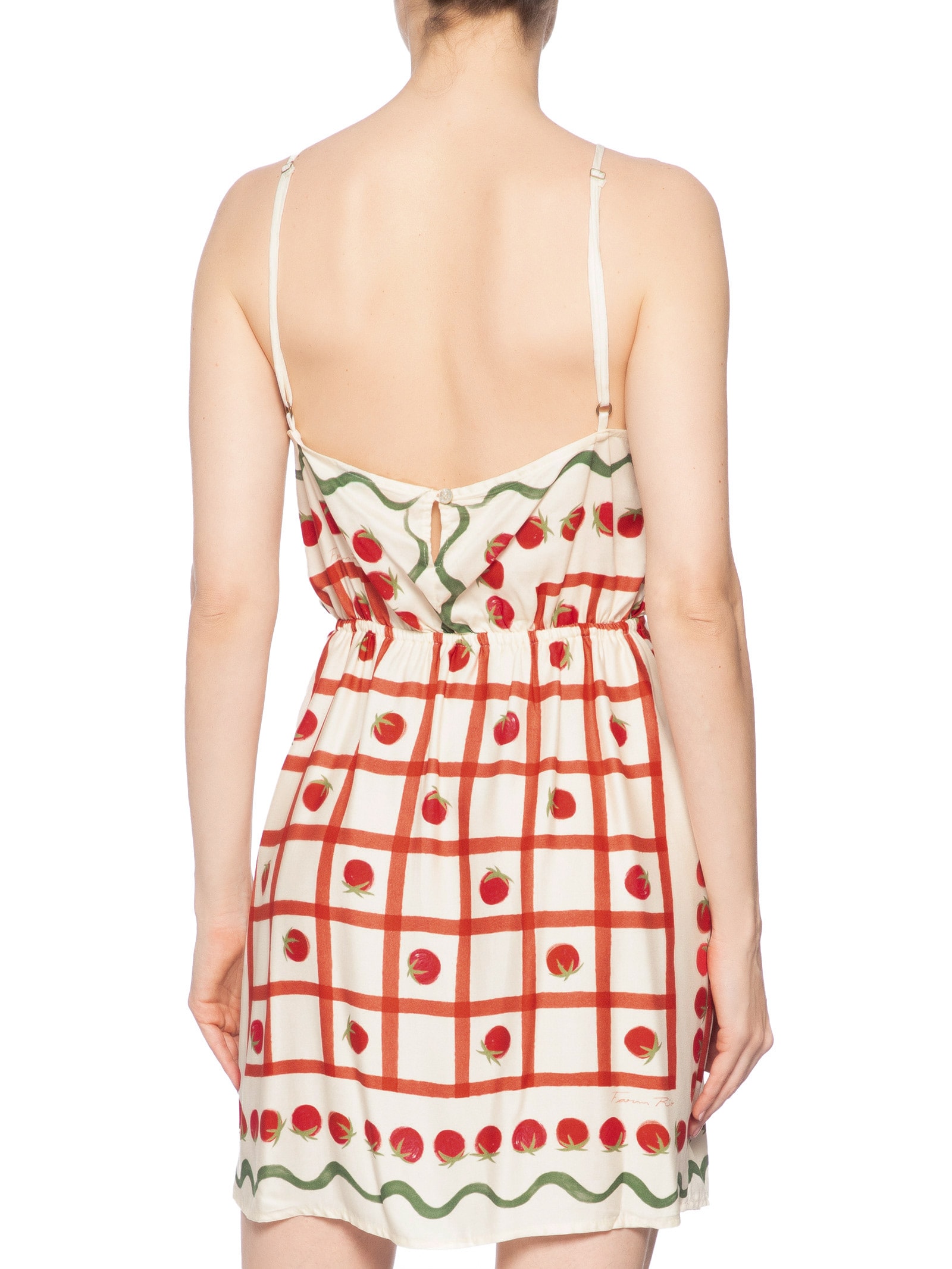 Vestido Curto Transpasse Lenço Tomatinho Vermelho Farm