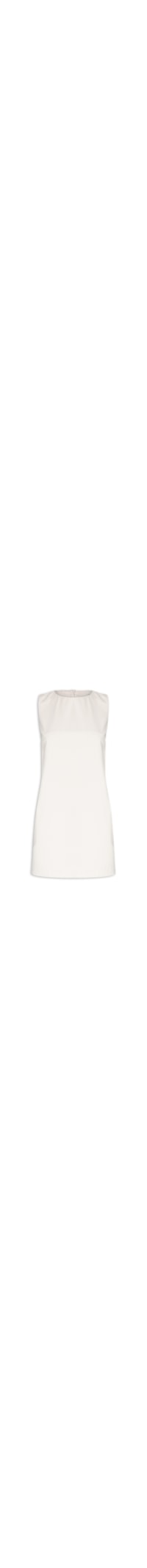Vestido Curto Trapézio - Bege