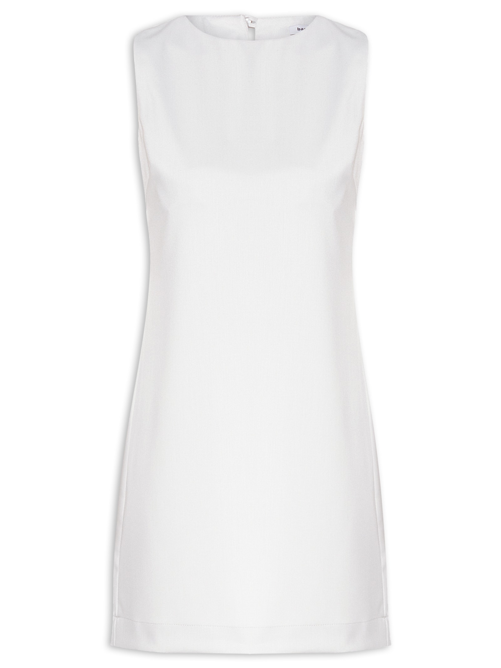 Vestido Curto Trapézio Cinza Basiq