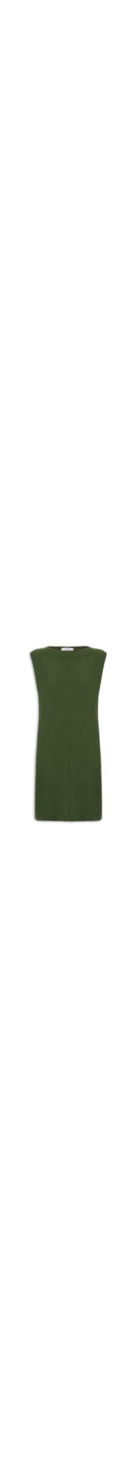 Vestido Curto Tricot Boxy - Verde