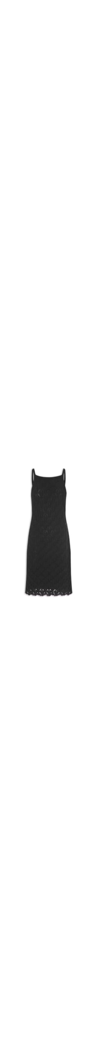 Vestido Curto Tricot - Preto