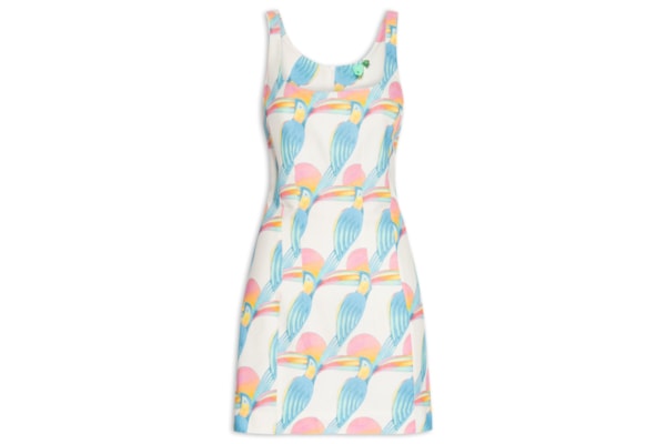 Vestido Curto Tucanitas - Branco