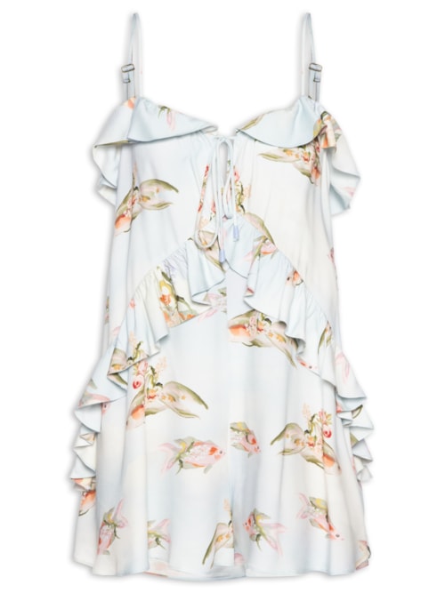 Vestido Curto Vênus – Azul