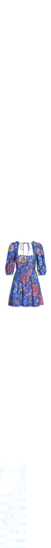 Vestido Curto Voo De Tucano - Azul