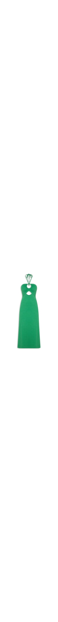 Vestido Cut Out Midi - Verde