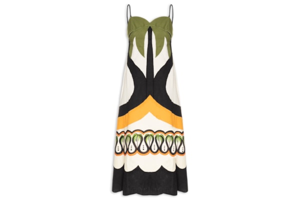 Vestido Cutwork Floresta de Onda - Off White