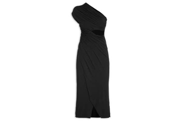 Vestido De Malha Sem Manga - Preto