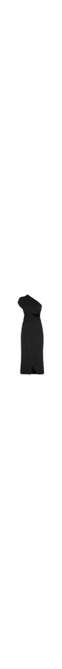Vestido De Malha Sem Manga - Preto