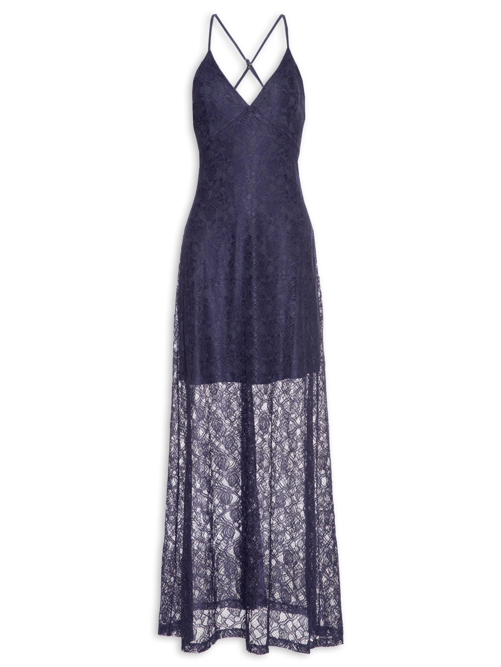 Vestido de Renda – Azul Colcci