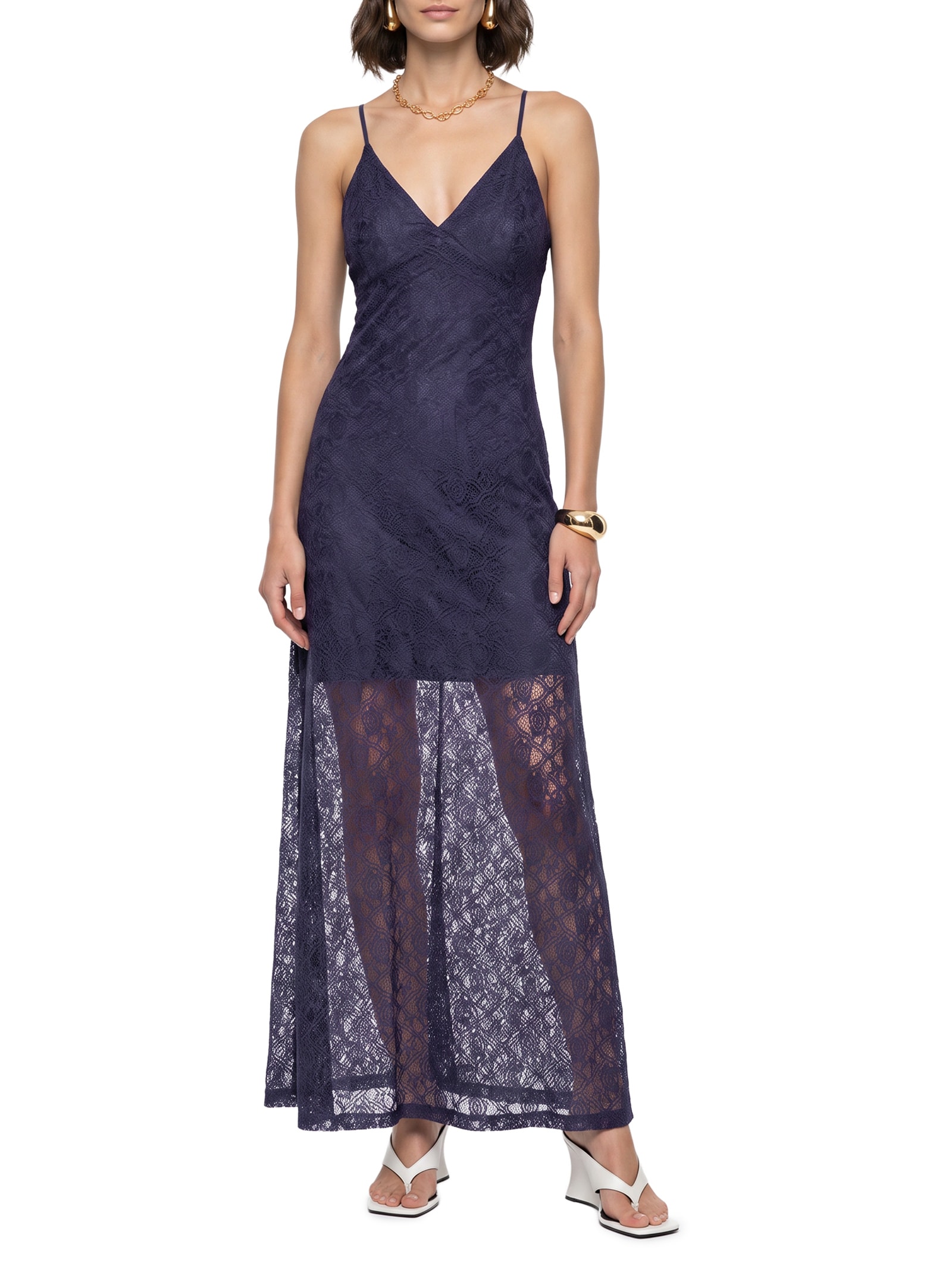 Vestido de Renda – Azul Colcci