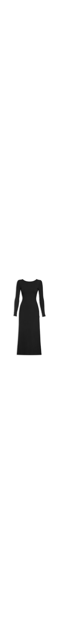 Vestido Decote Costas - Preto