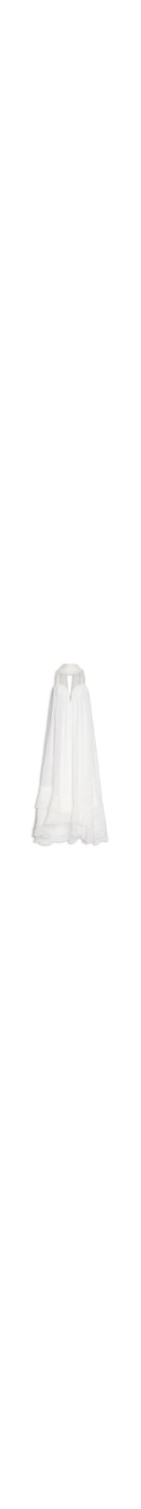 Vestido Decote Faixa Chiffon - Branco