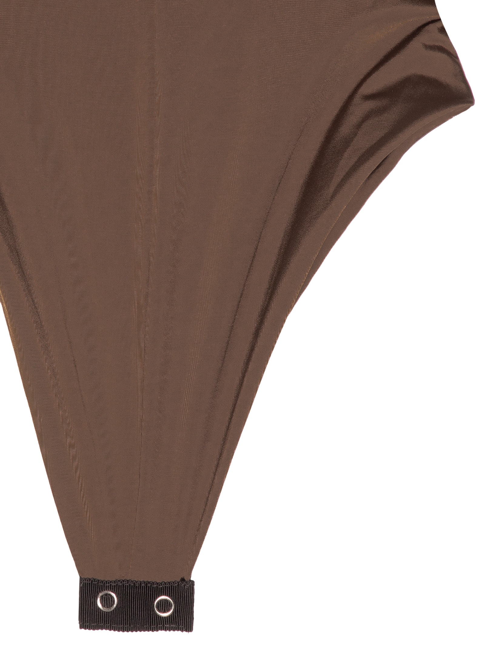 Vestido Decote Franzido Jersey – Marrom Animale