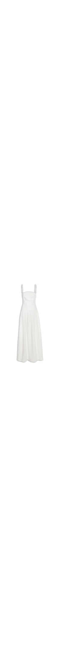 Vestido Decote Irregular - Off White