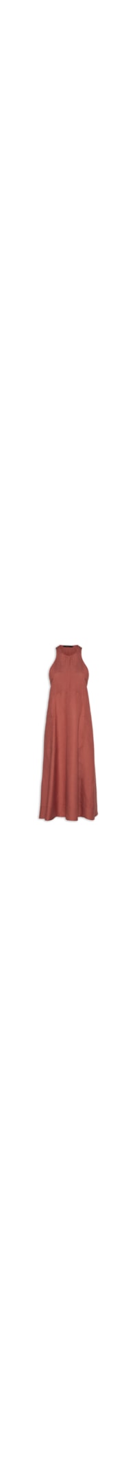 Vestido Decote Nadador - Laranja