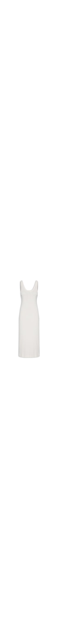 Vestido Decote Regata Ribana - Off White