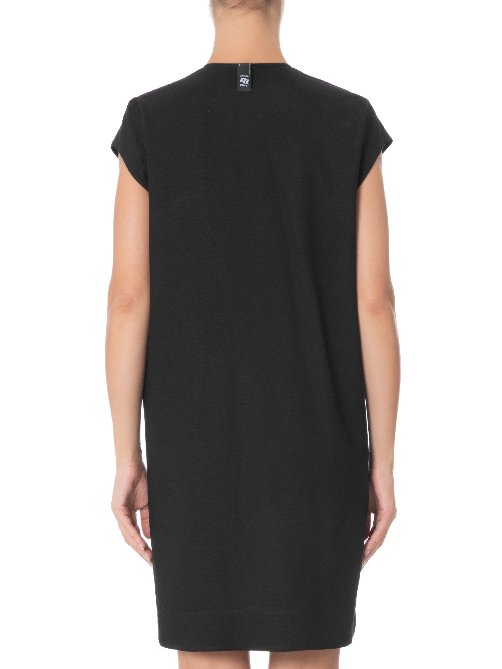Vestido Decote V Preto Colcci