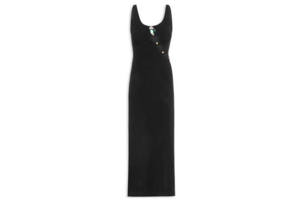 Vestido Detalhe Busto - Preto