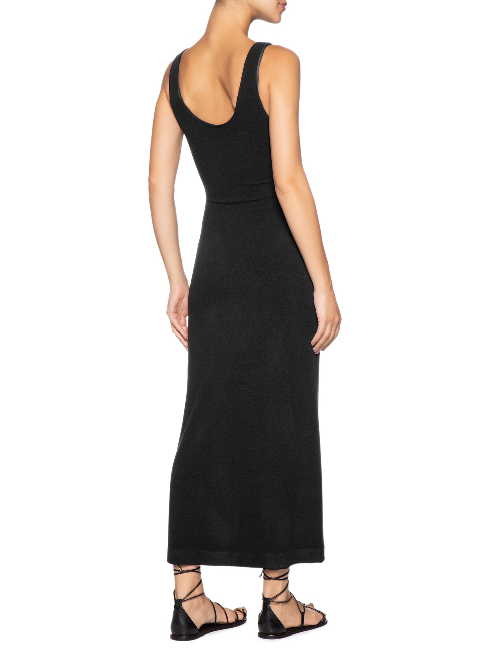 Vestido Detalhe Busto Preto Farm
