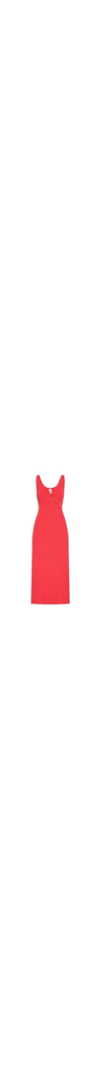 Vestido Detalhe Busto - Vermelho