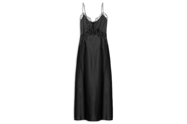 Vestido Detalhe Renda - Preto