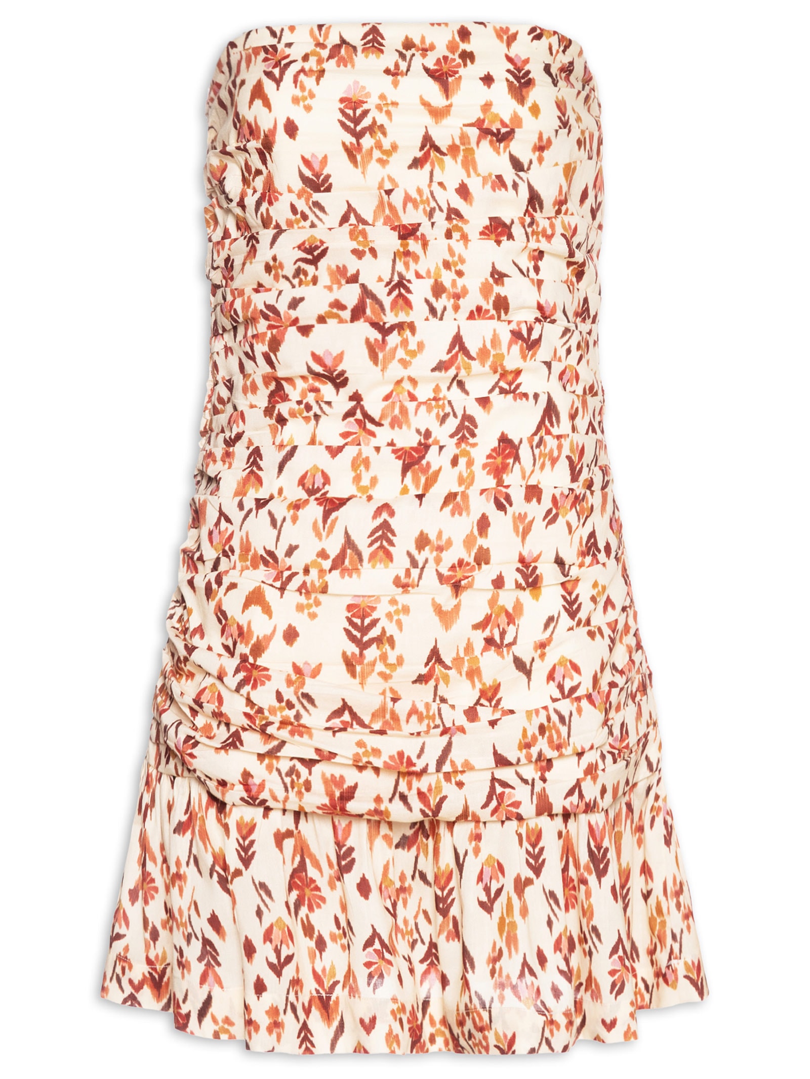 Vestido Drapeado Jardim Ikat - Amarelo by DRESS TO