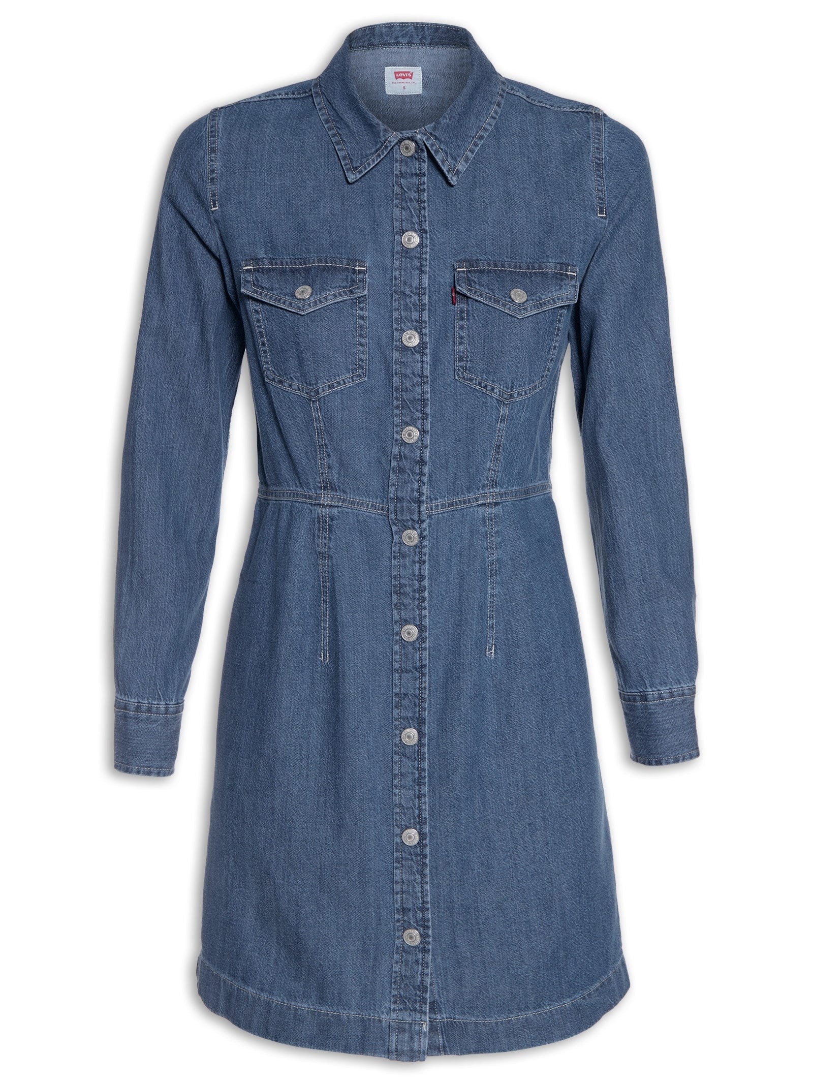 Vestido Ellie Denim Dress Azul Levi's
