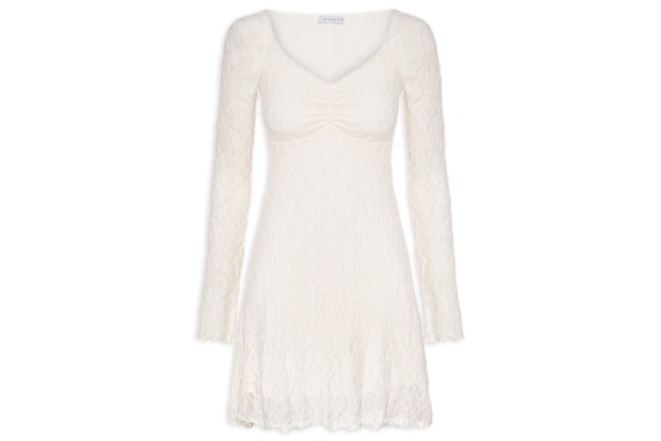 Vestido Em Renda - Off White
