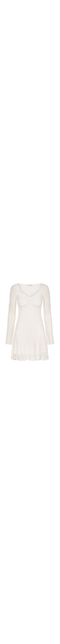 Vestido Em Renda - Off White