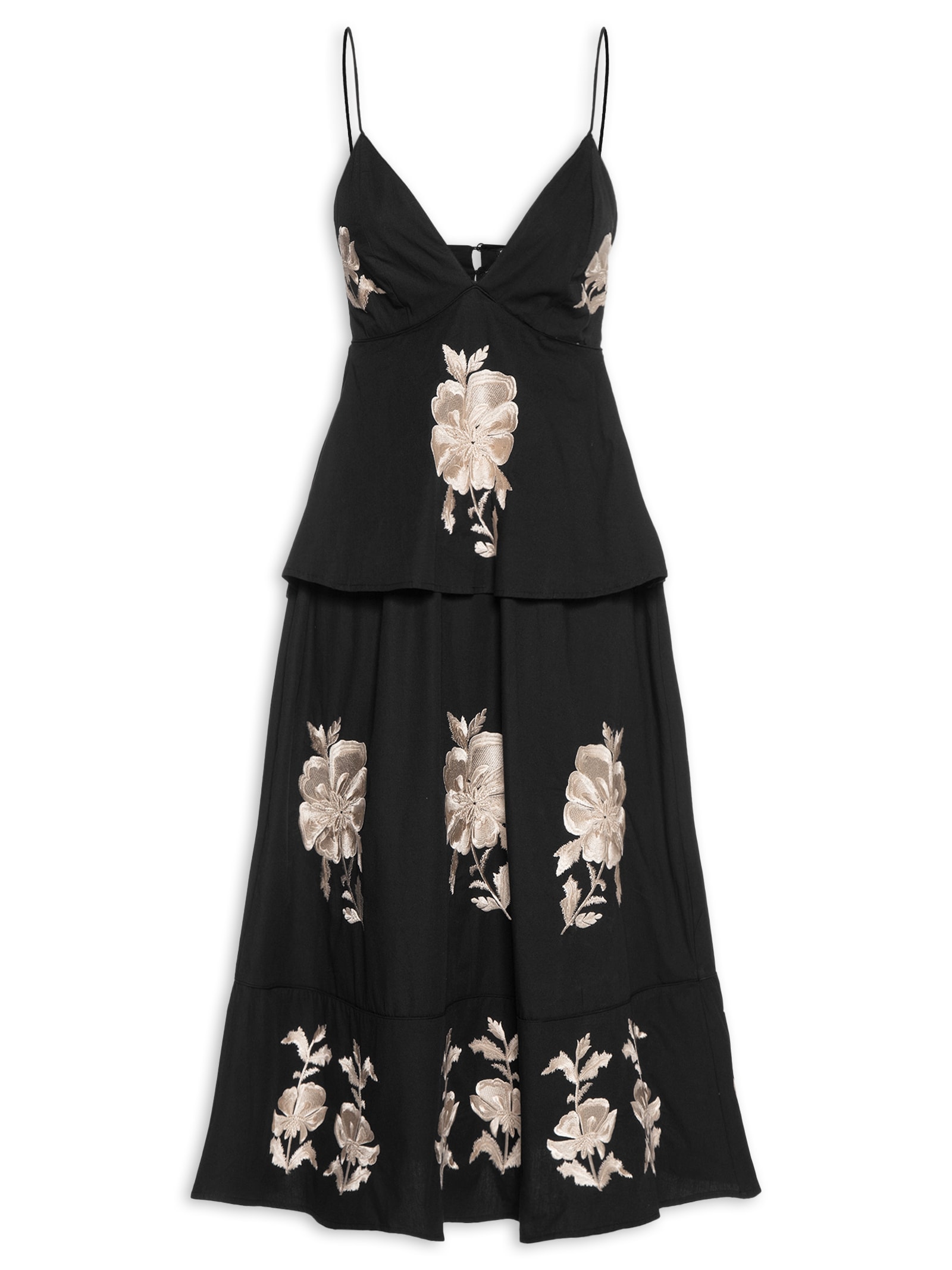 Vestido Emma Alças Preto Le Lis