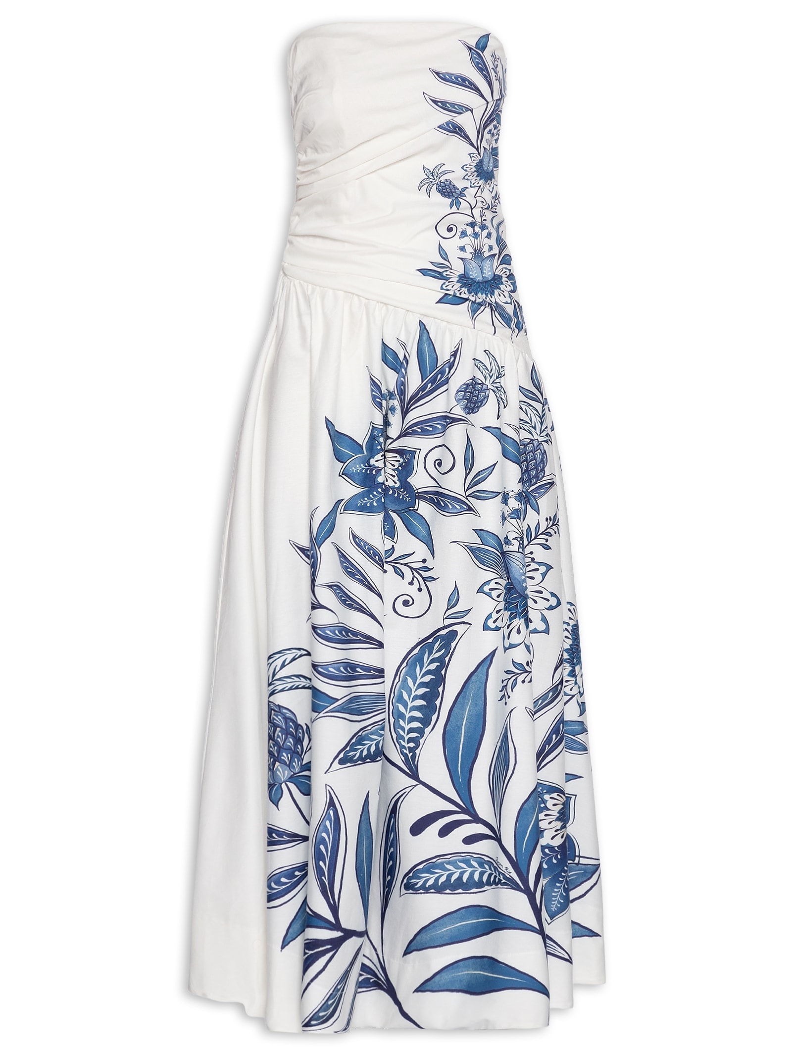 Vestido Engenharia Nina Azul Farm