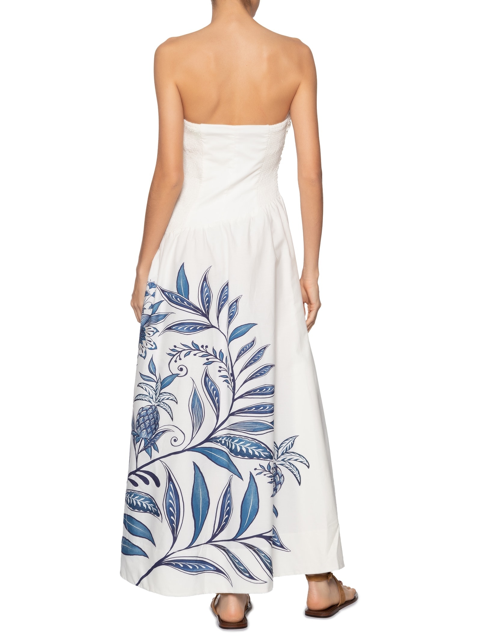 Vestido Engenharia Nina Azul Farm